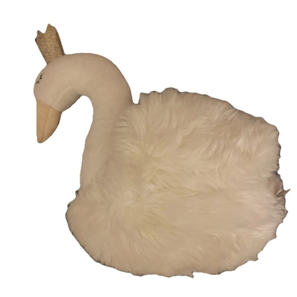 Gund White Swan Princess with Gold Crown - Picture 2 of 6